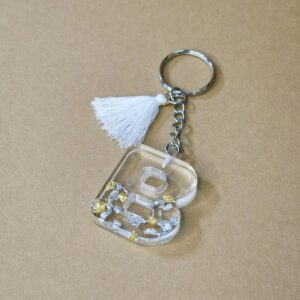 Inicijal B privjesak za ključeve