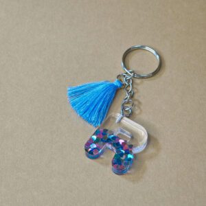 Inicijal R privjesak za ključeve