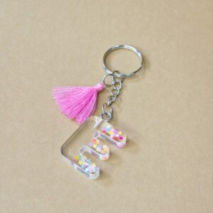 Inicijal E privjesak za ključeve