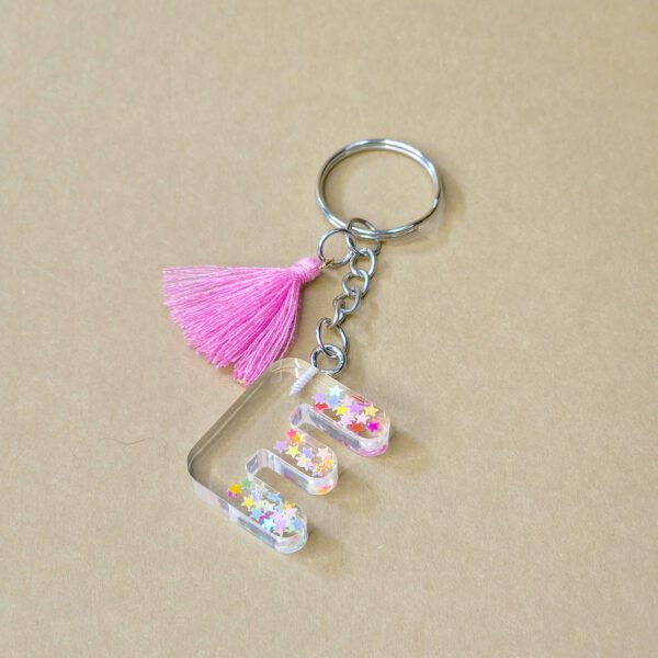 Inicijal E privjesak za ključeve