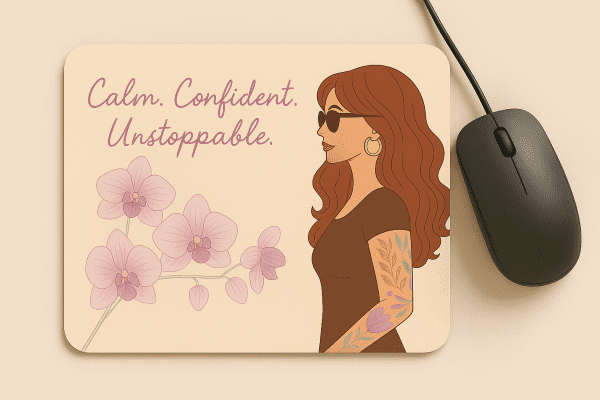 calm confident podložak za miša